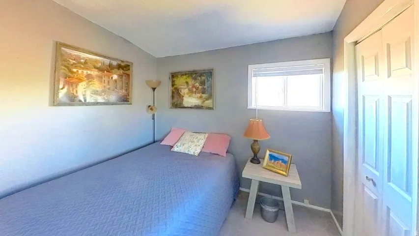 Bedroom inside bungalow home