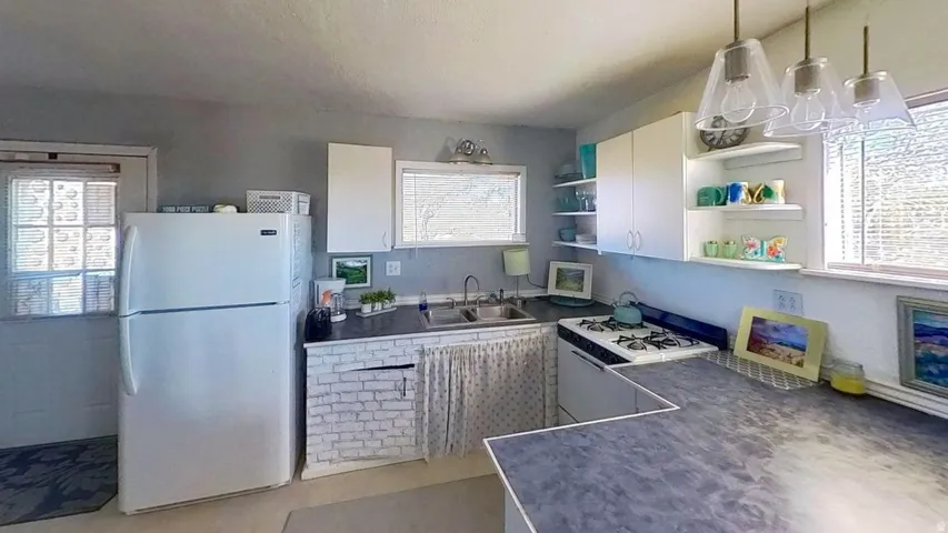 Kitchen inside bungalow home