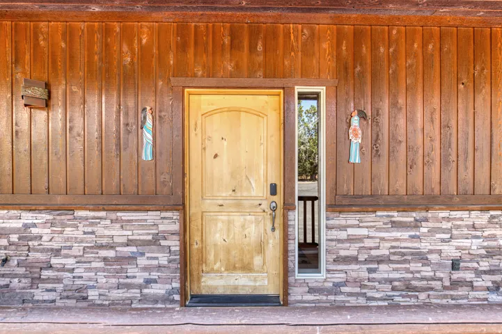 View of exterior entry