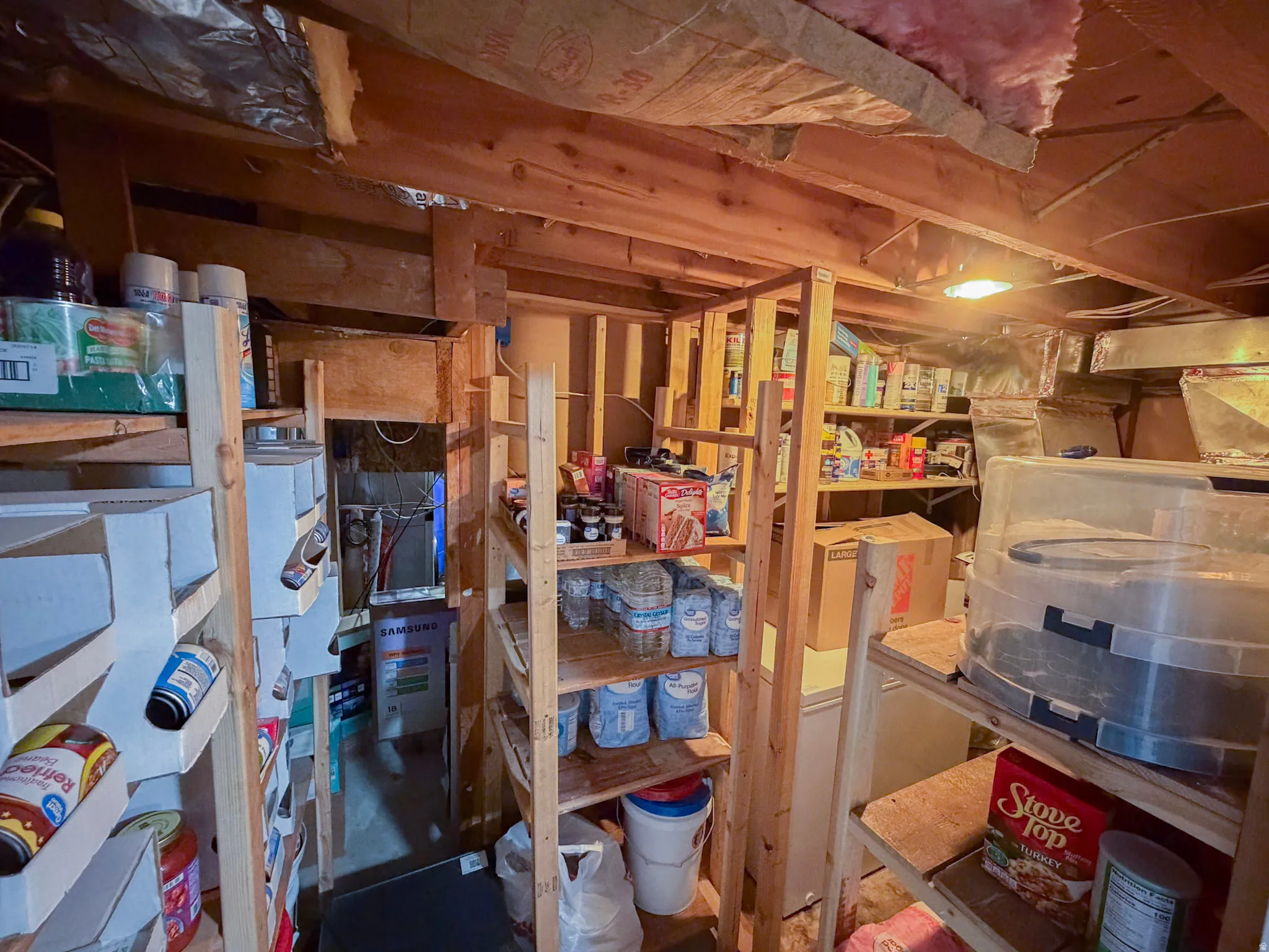 View of storage area