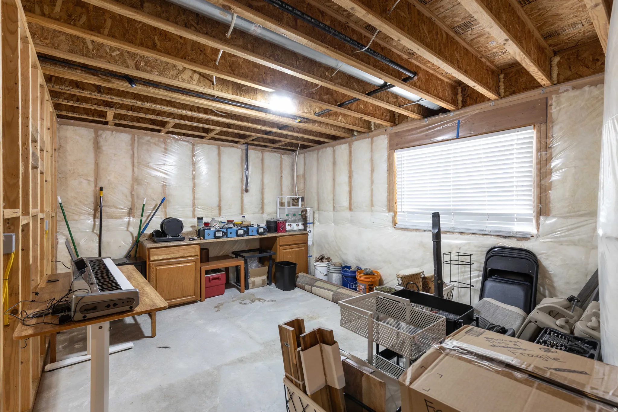 View of basement