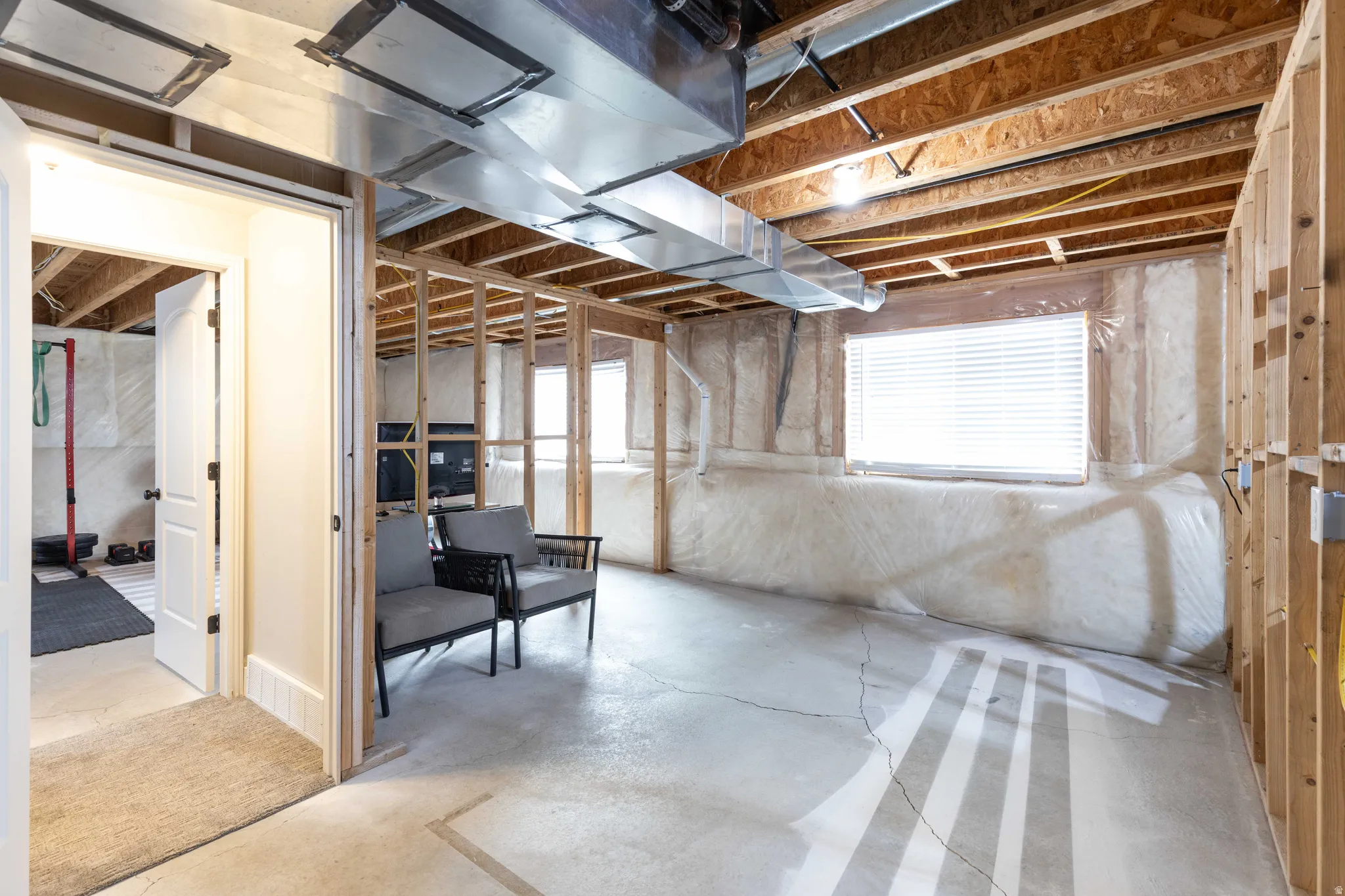 View of basement