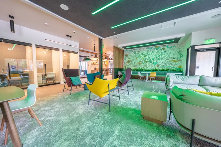 View of building lobby