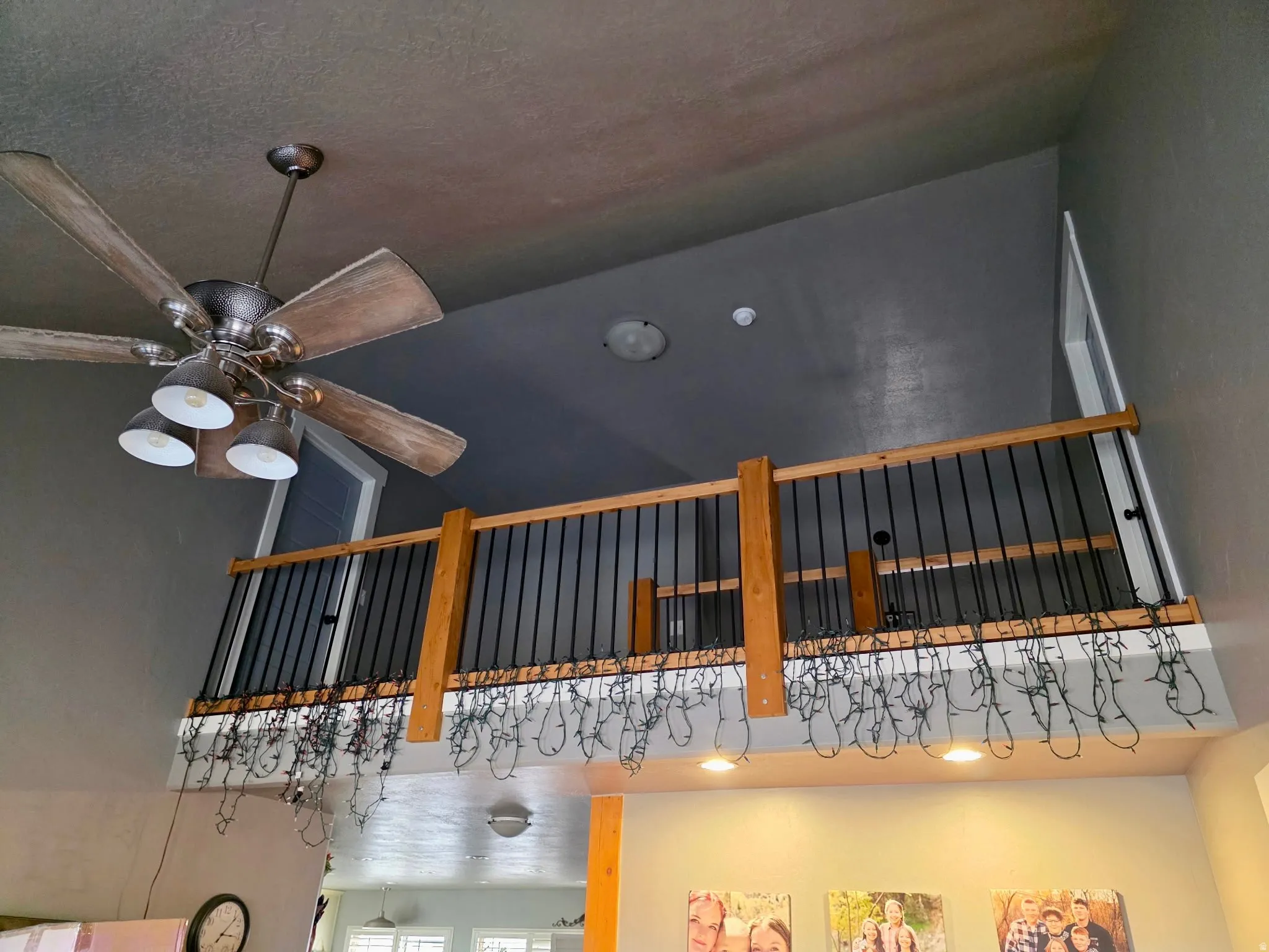 Vaulter ceiling and catwalk