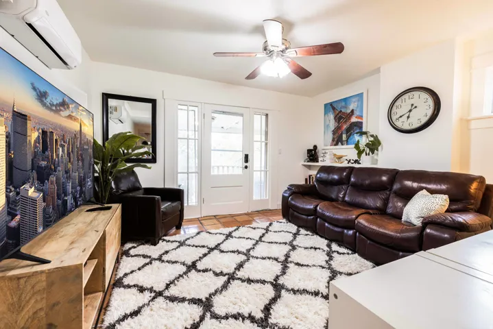 Apt. #3 Family room  with tiled floor