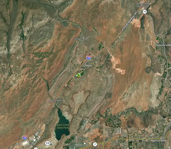 Map of property location featuring property parcel outlined