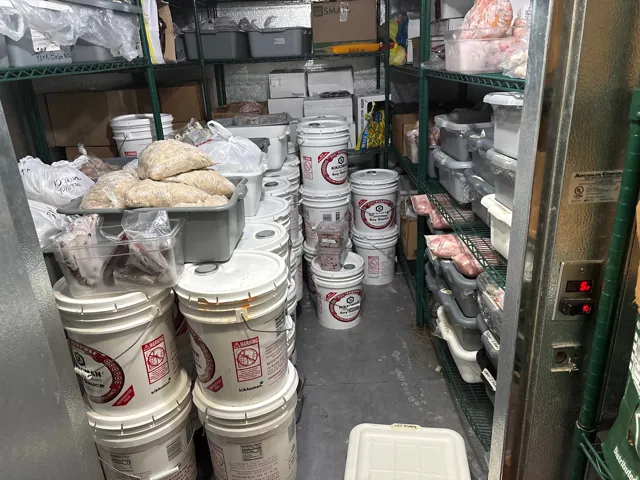 View of storage room