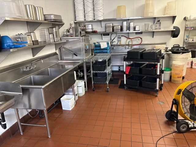 Kitchen featuring a sink