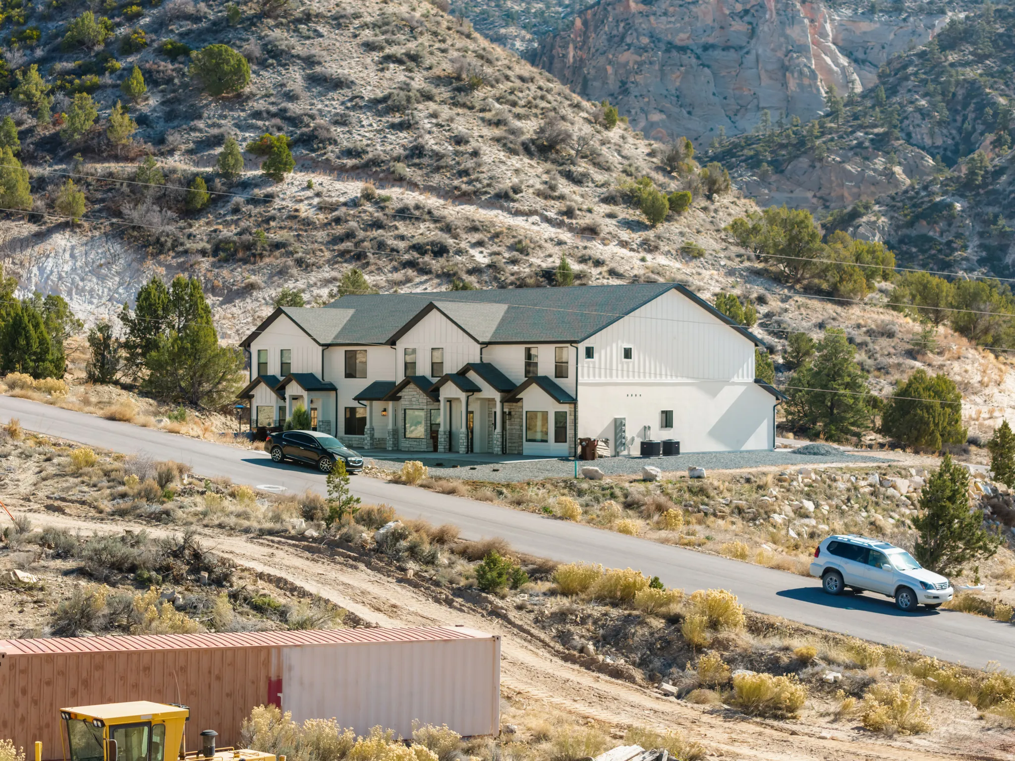 View of mountain background