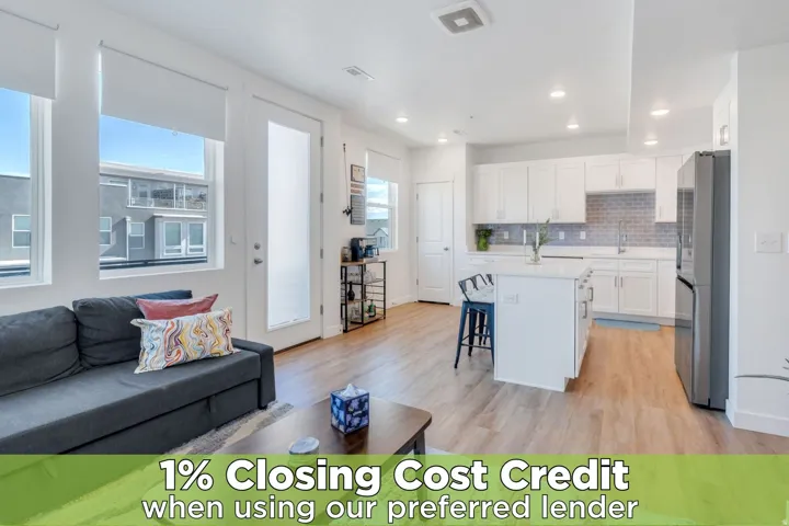 See this open concept living space, brightened up with natural light