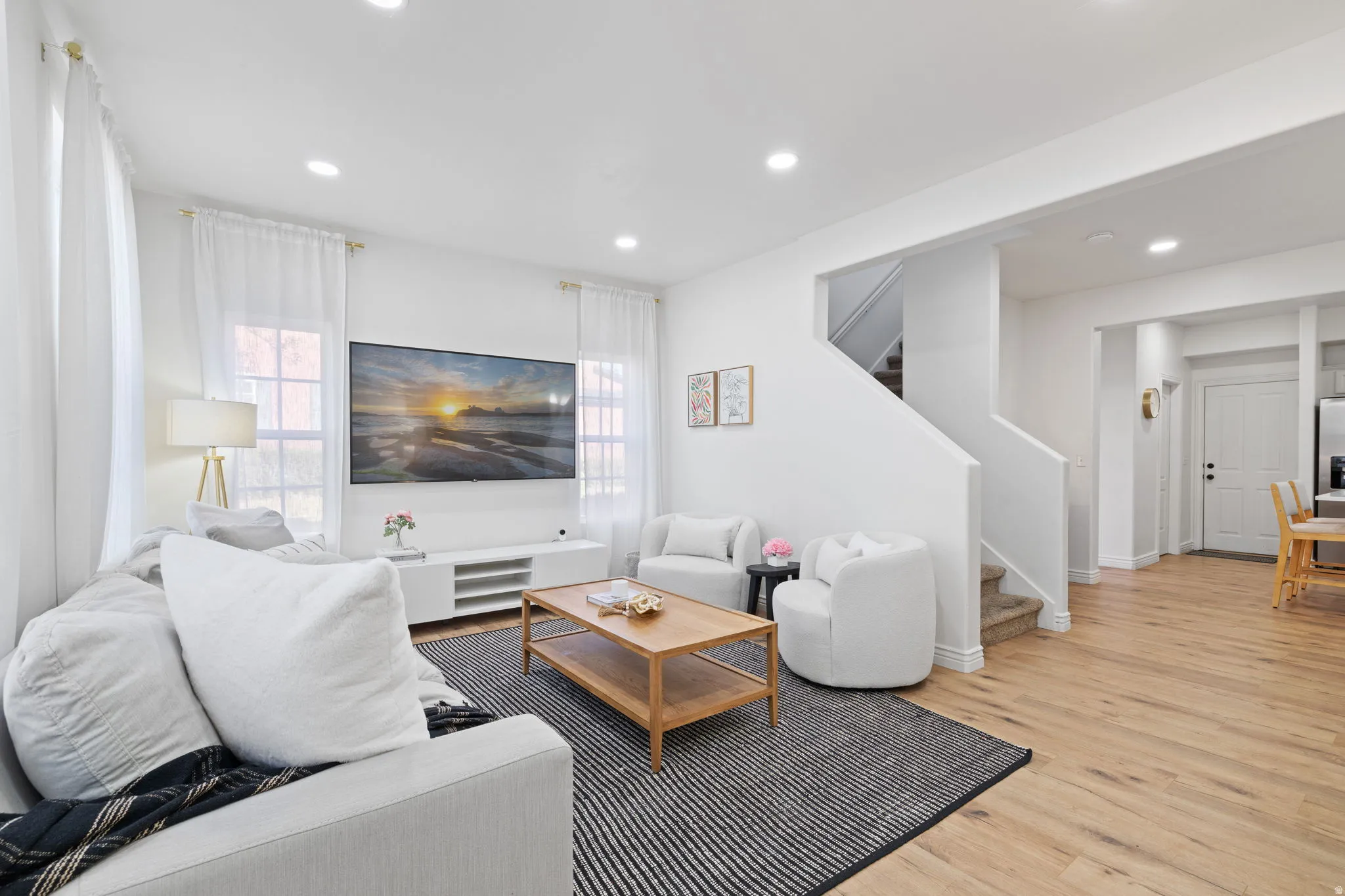 Comfortable Updated Living Room