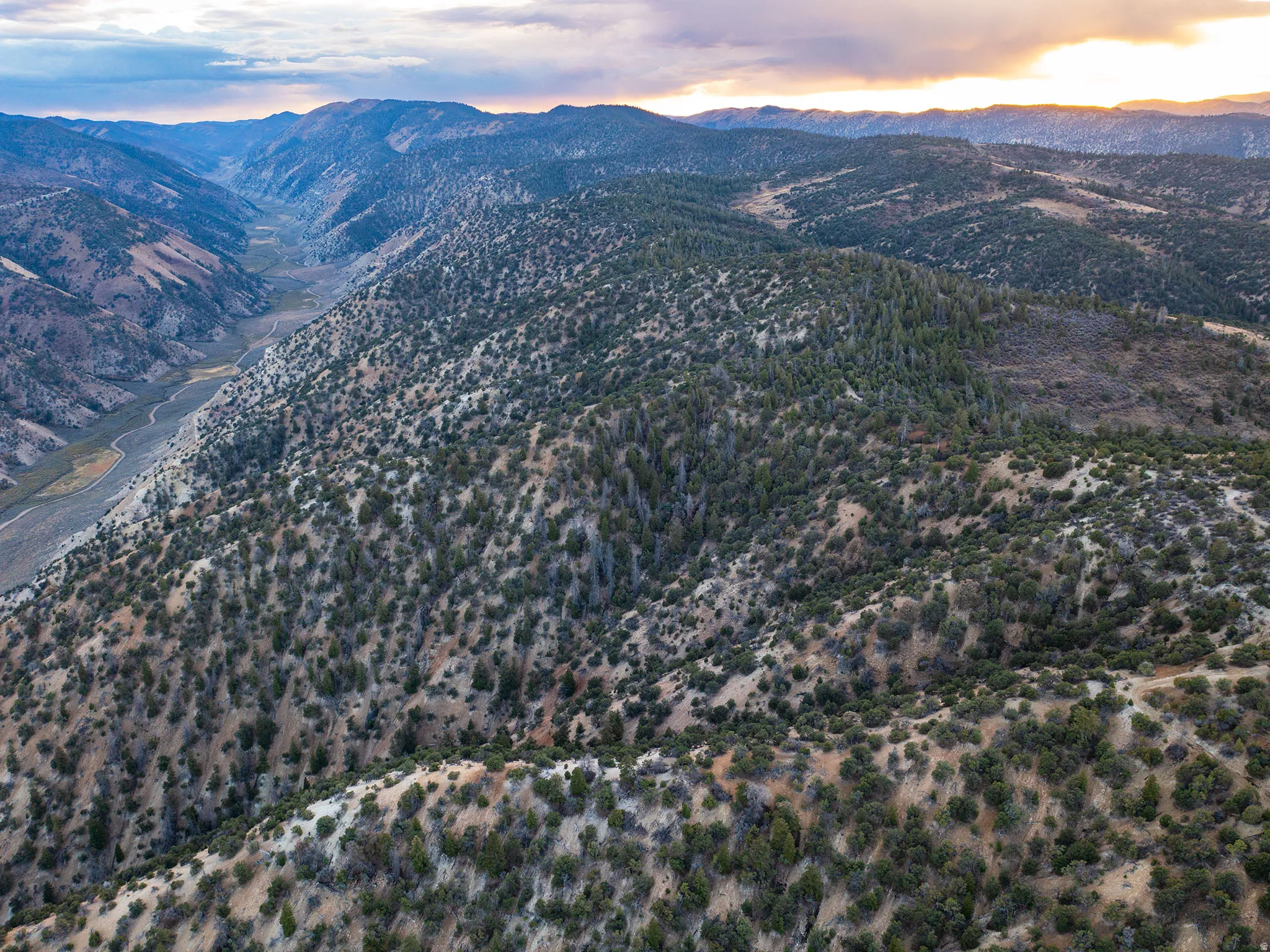 View of mountain background
