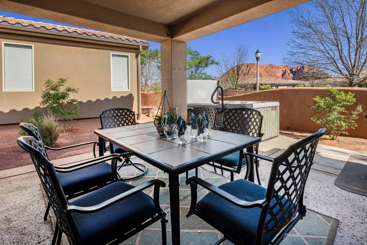 View of patio / terrace featuring outdoor dining space