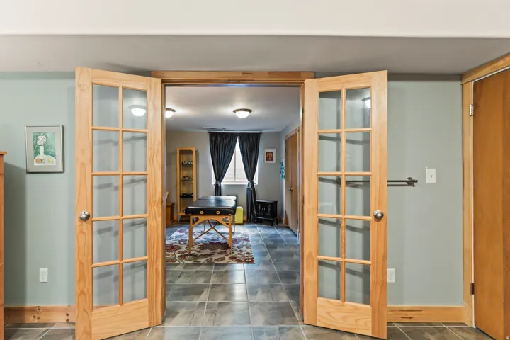 Interior space with baseboards