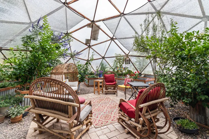 View of patio / terrace with an outdoor lounge area