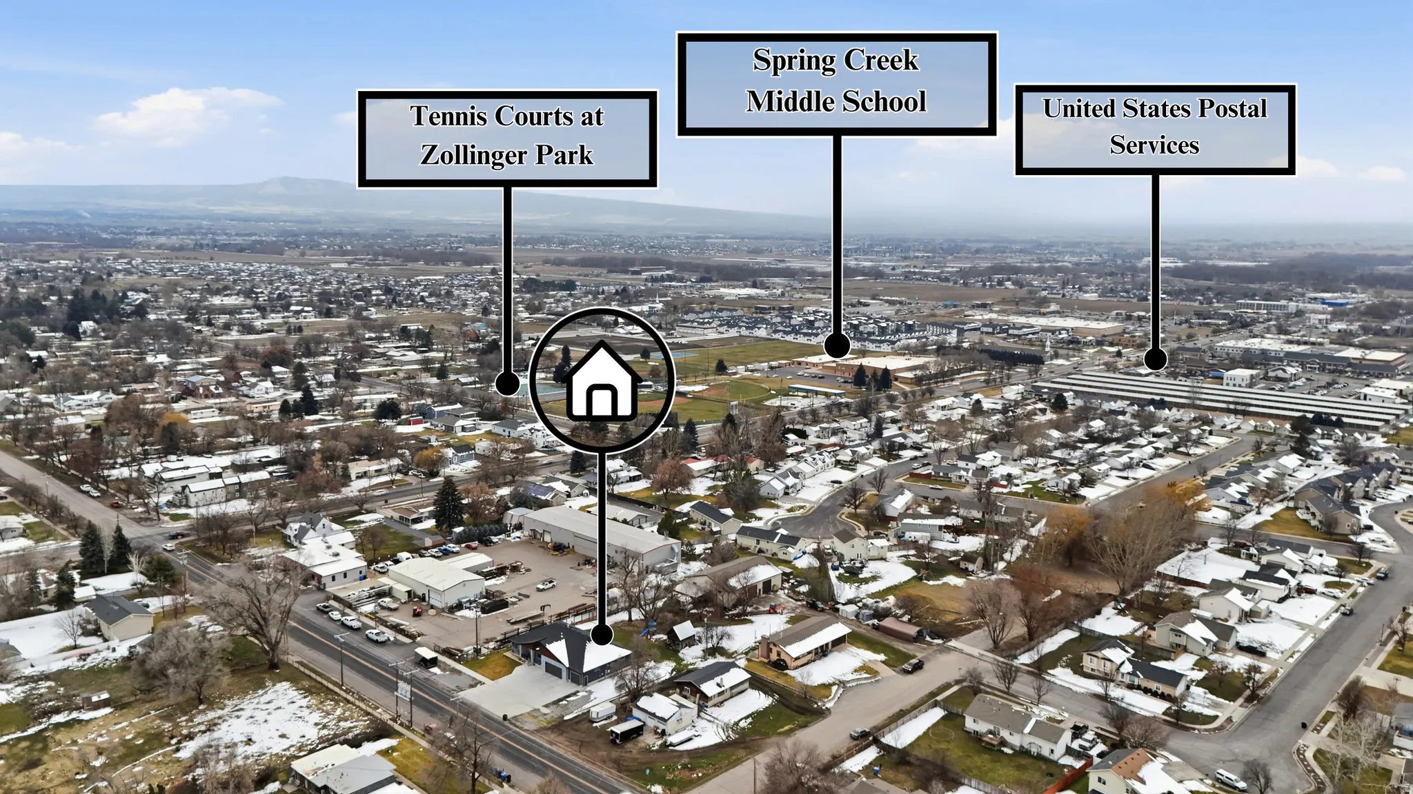 Ariel to the South West