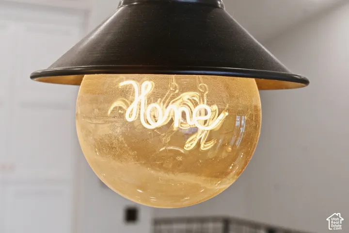 Detailed view of the Dining Room Lights.  Home!
