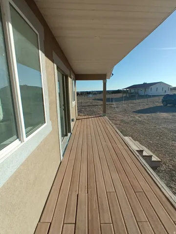 View of deck
