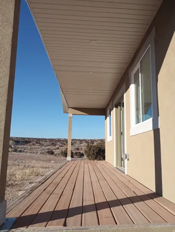View of deck