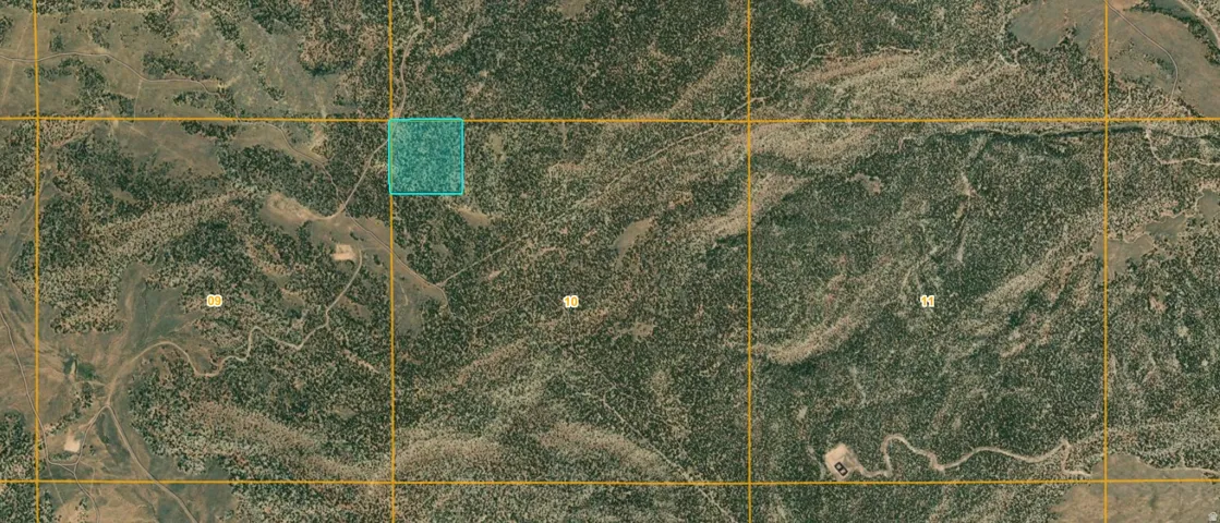 Map of property location featuring property parcel outlined