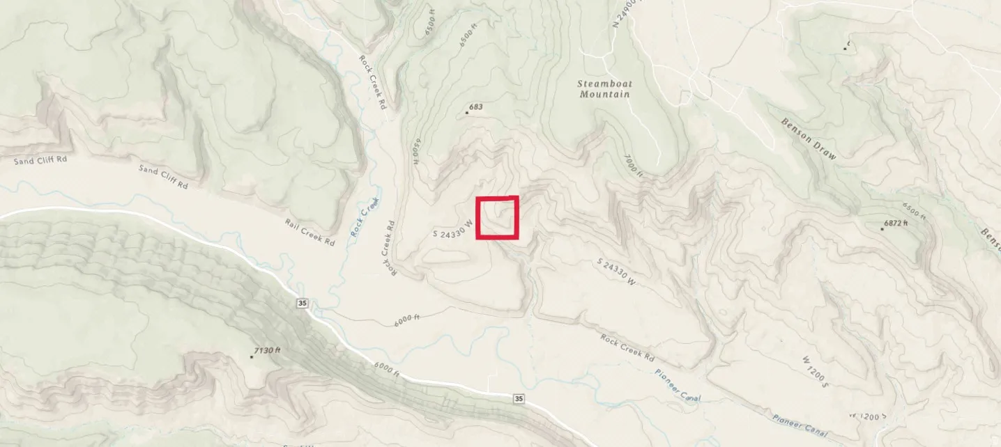 Map of property with streets / nearby areas