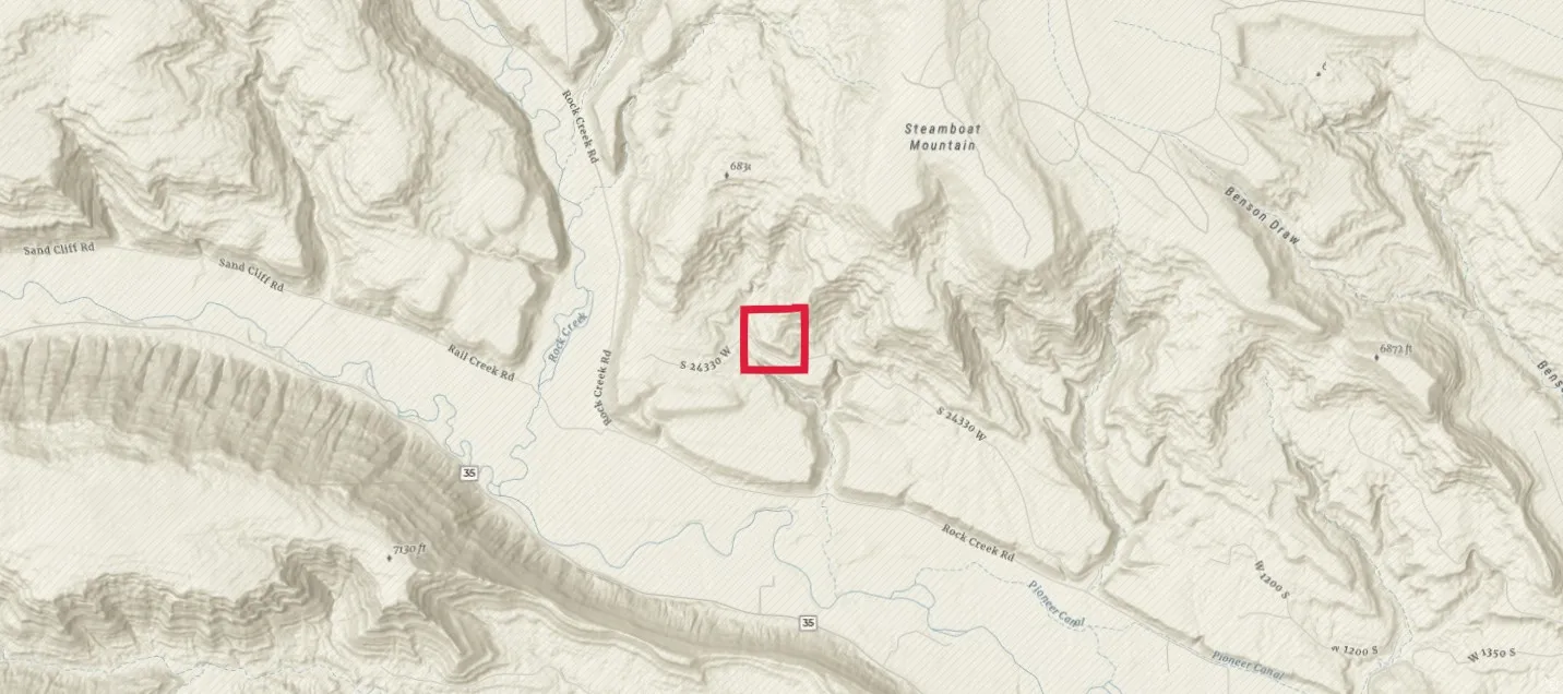 Map of property with streets / nearby areas