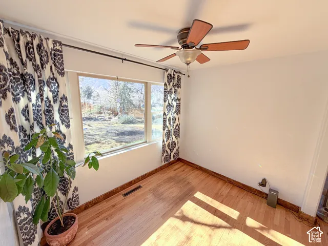 Sunroom - perfect for morning coffee - big window showcases the backyard