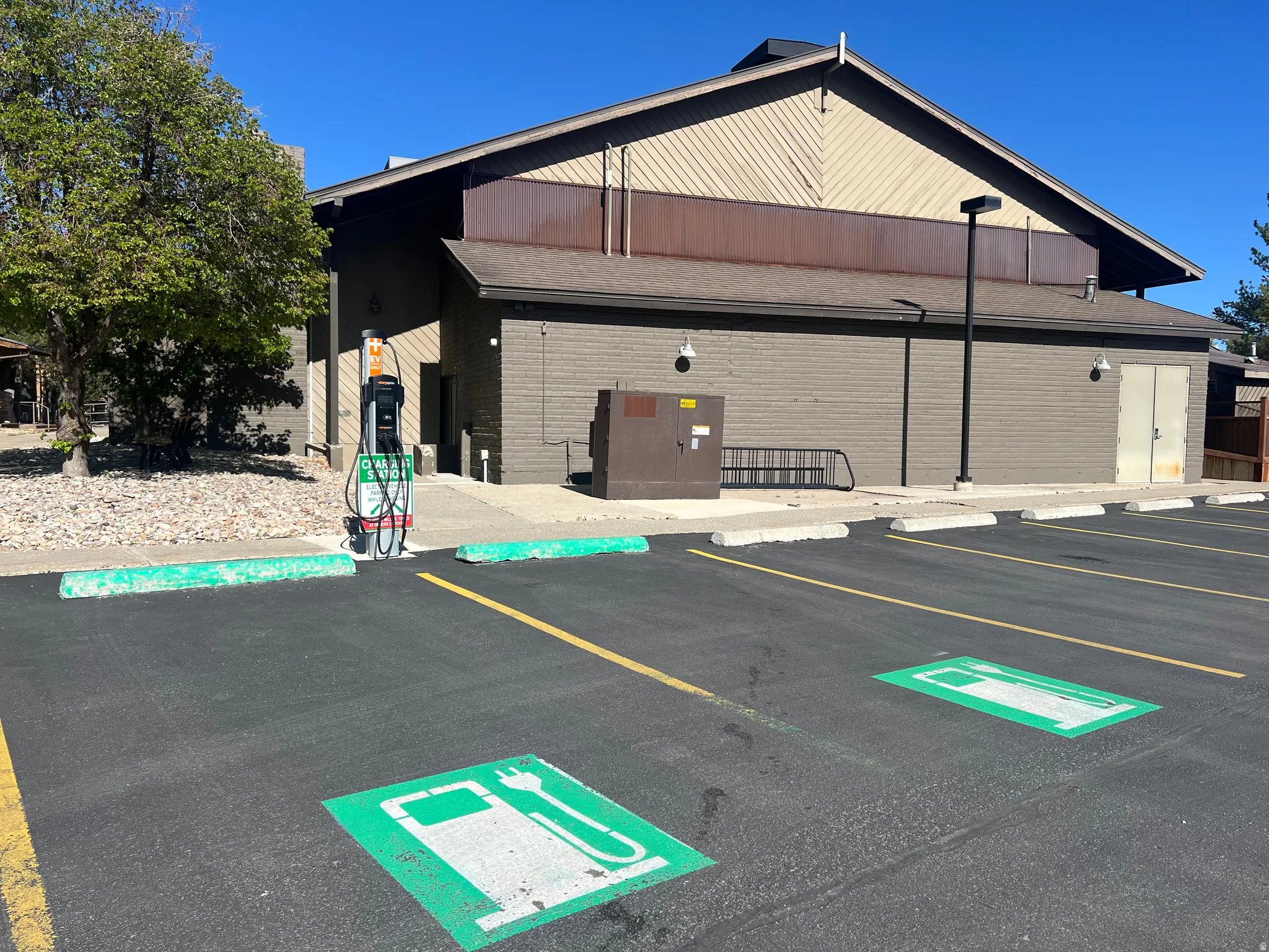 EV charging available