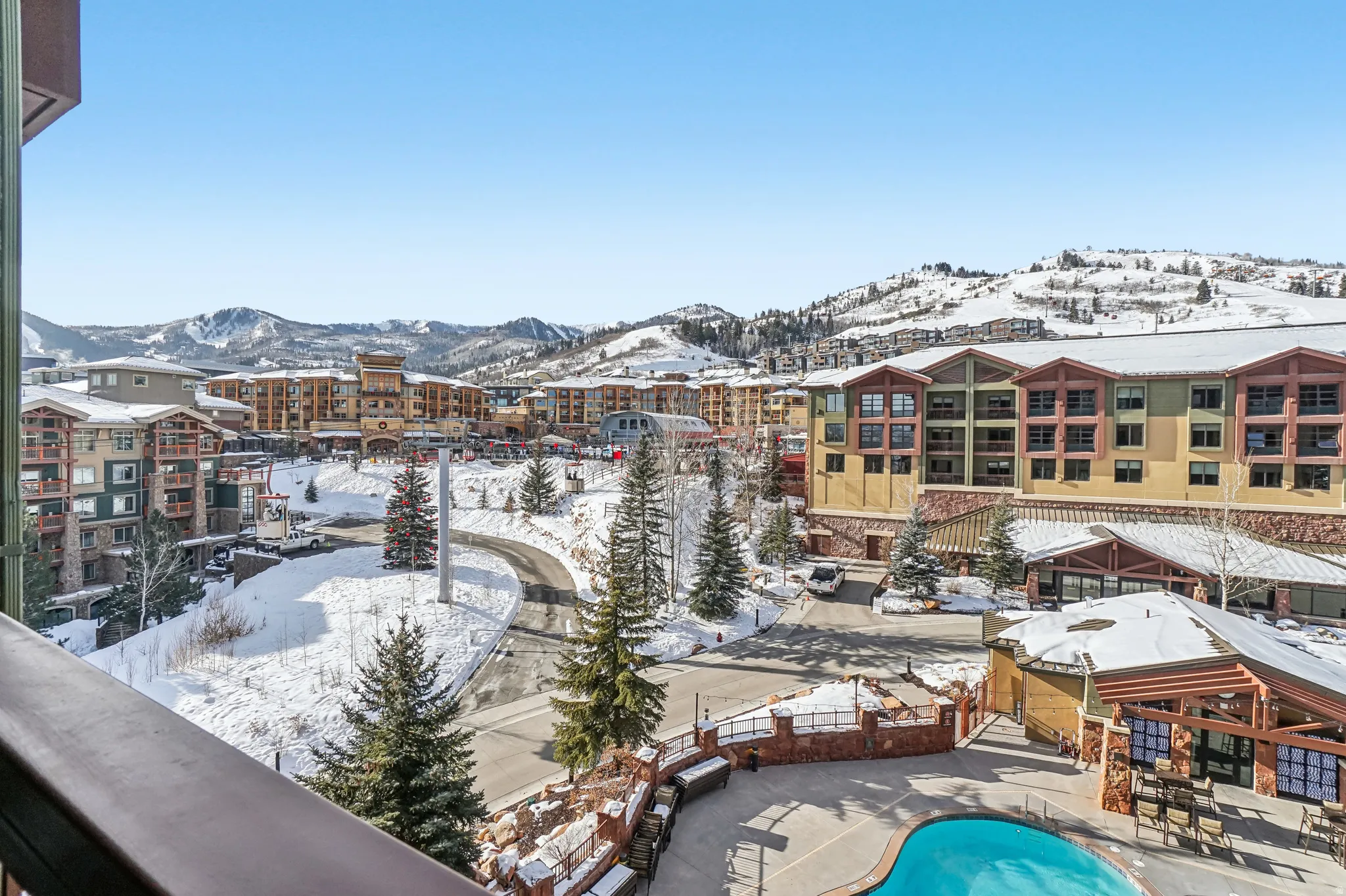 Water view with a mountain backdrop