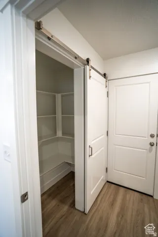View of closet
