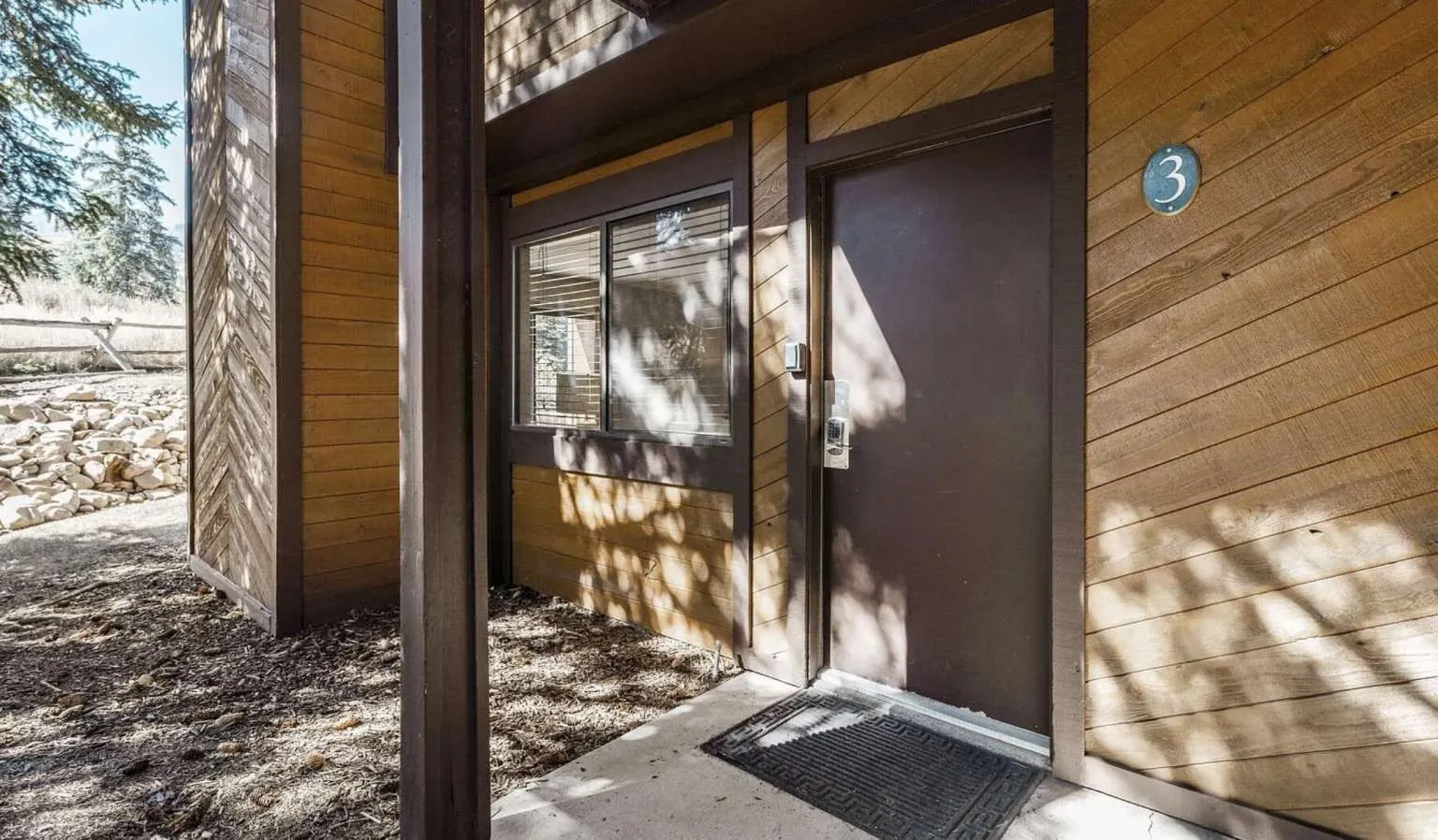 Doorway to property