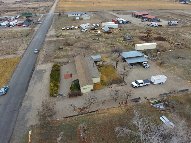Aerial view of property's location