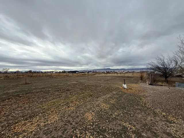 View of yard featuring a view of countryside
