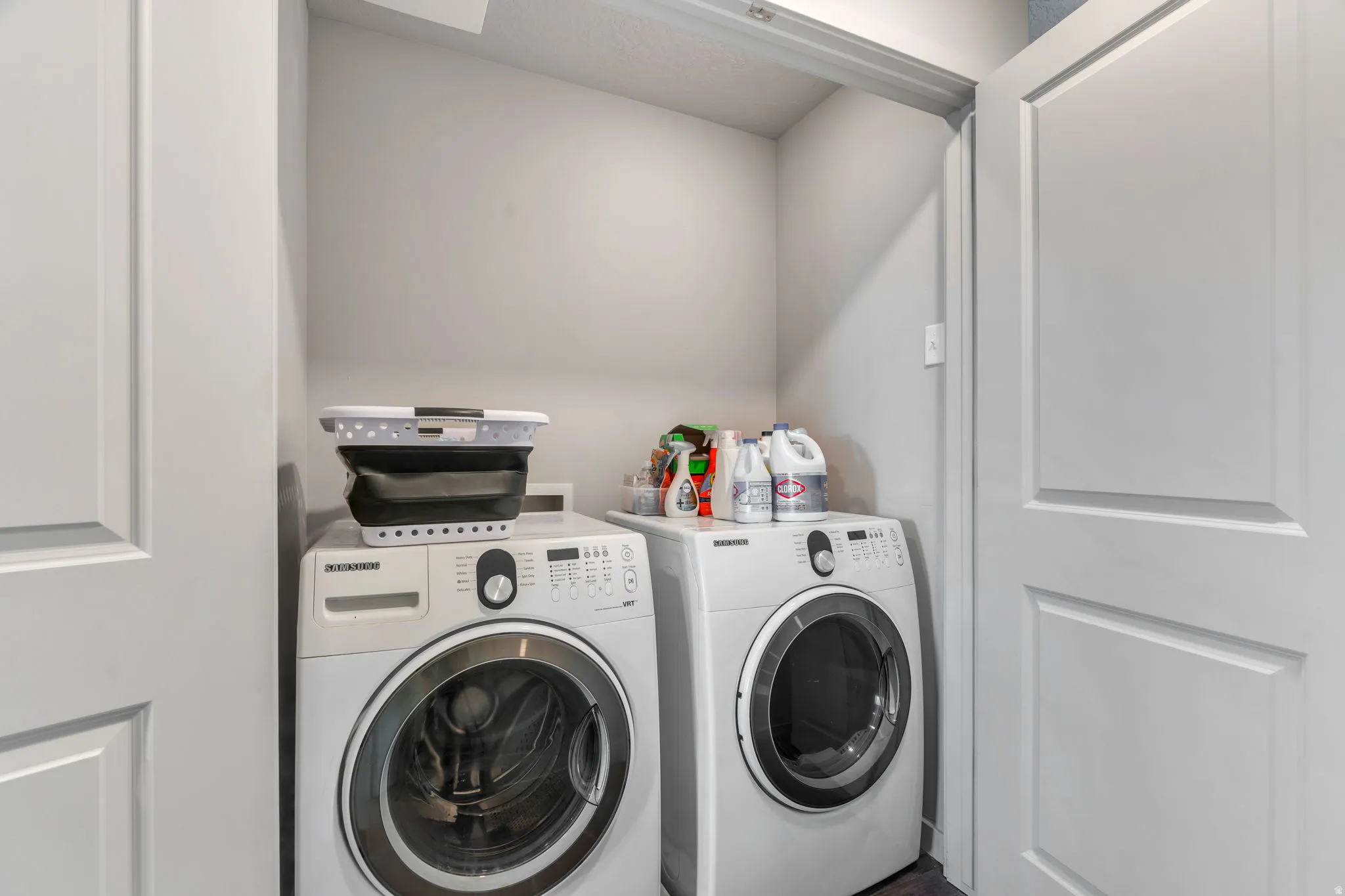 Full-sized washer/dryer in unit