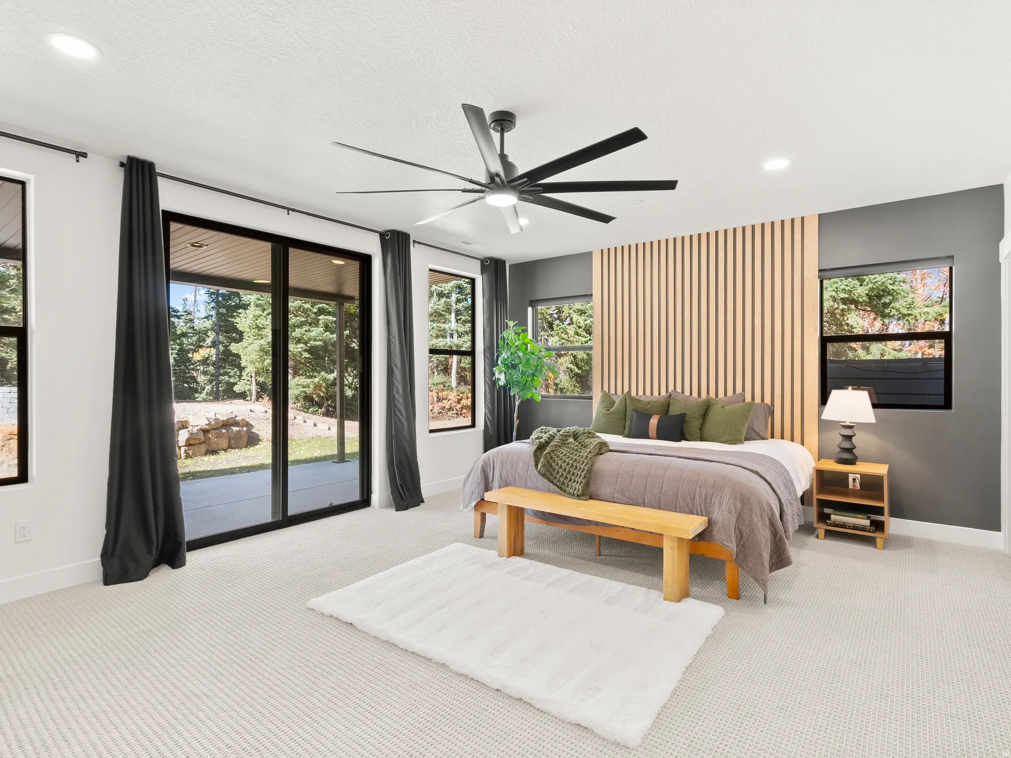 Basement bedroom