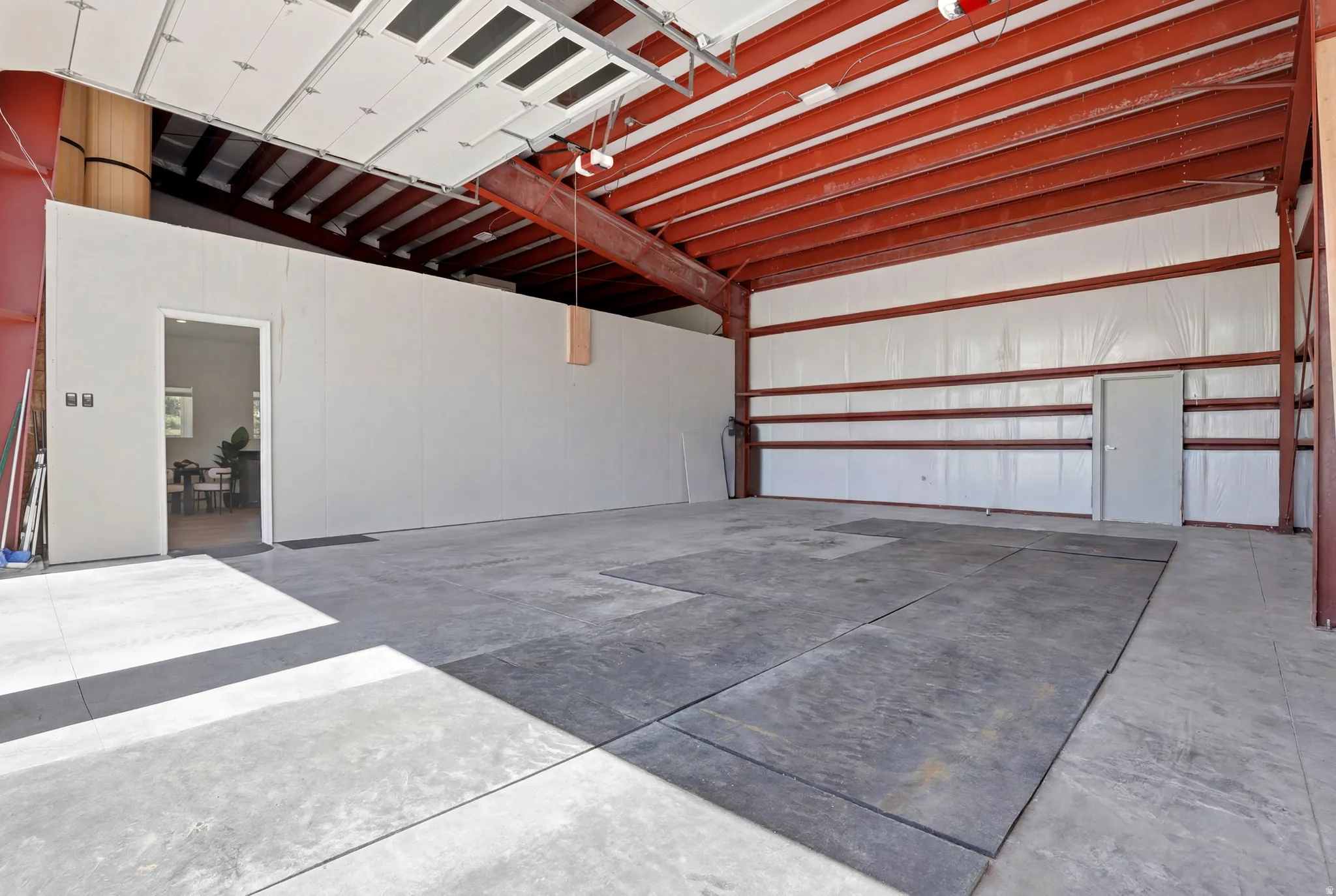 Garage detached with extra storage space