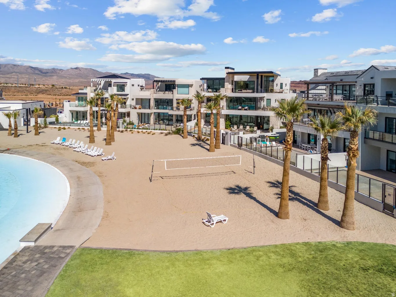 View of community featuring a mountain view