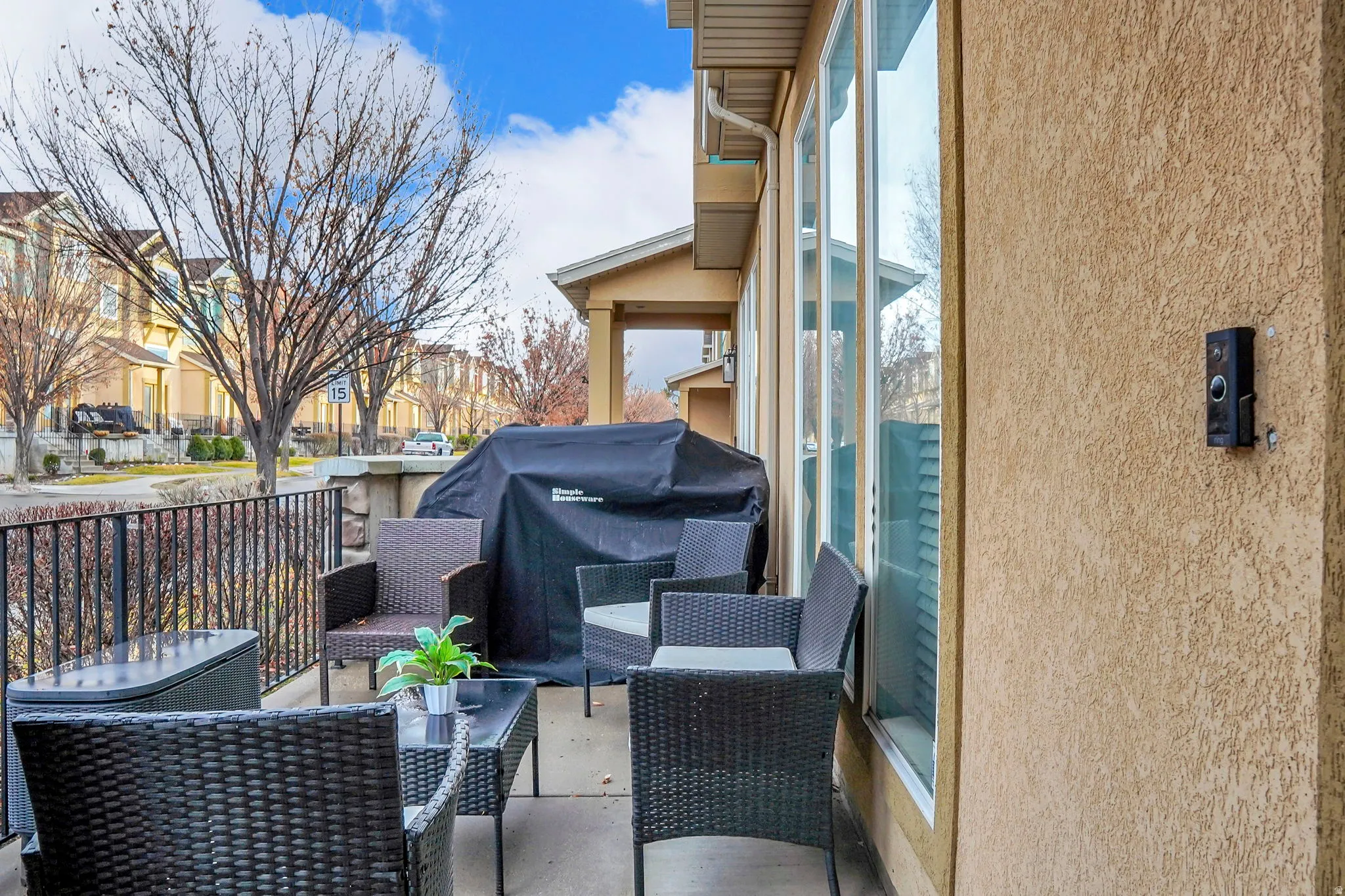 Patio / terrace featuring grilling area and an outdoor hangout area