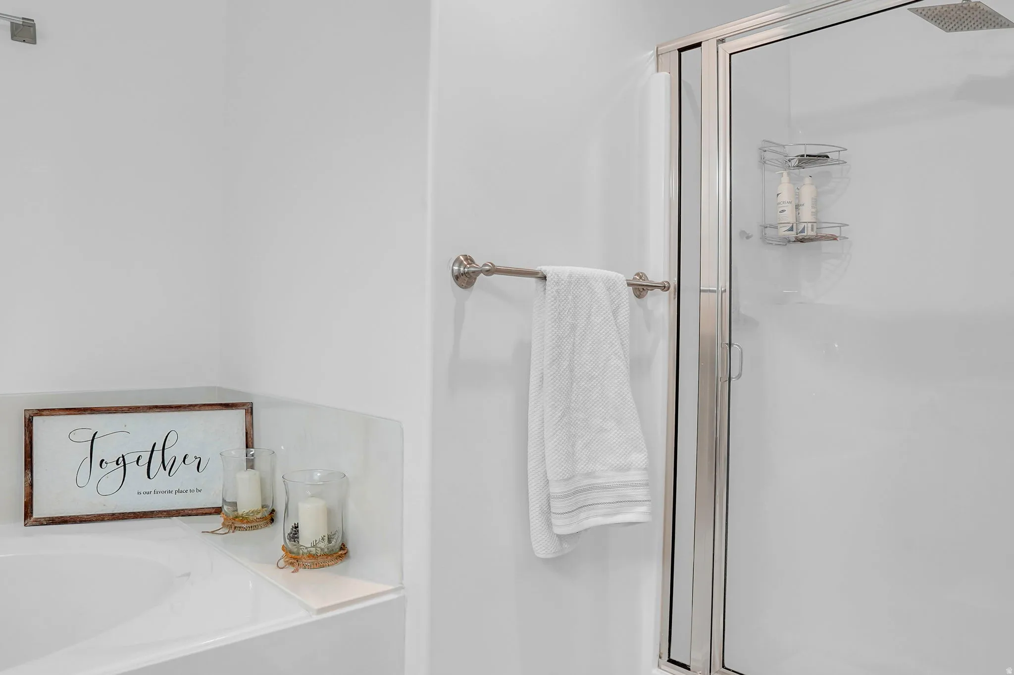 Bathroom featuring a shower stall