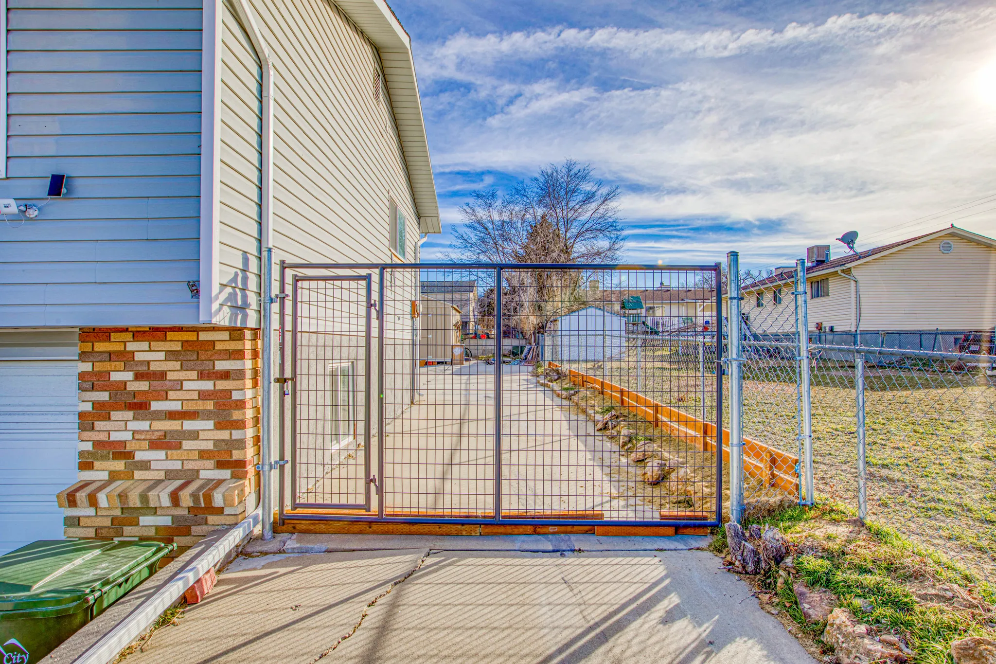 View of gate