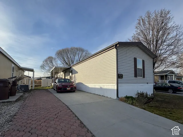 View of home's exterior with driveway