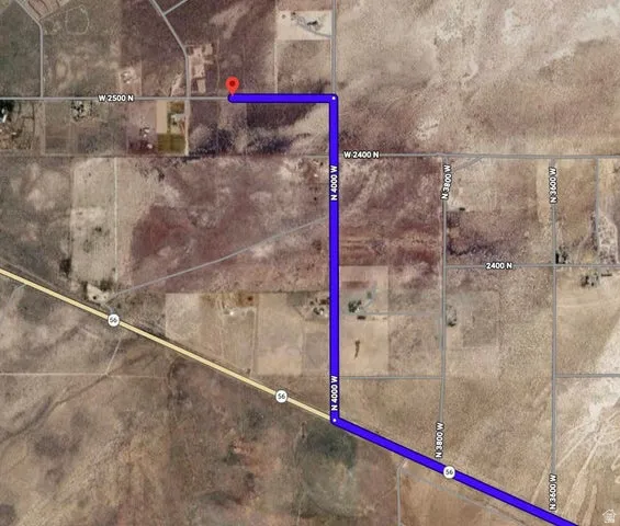 Map / location featuring property boundaries highlighted