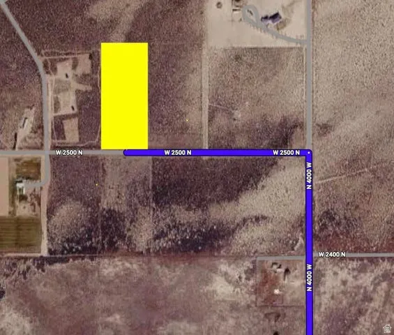 Map / location featuring property boundaries highlighted