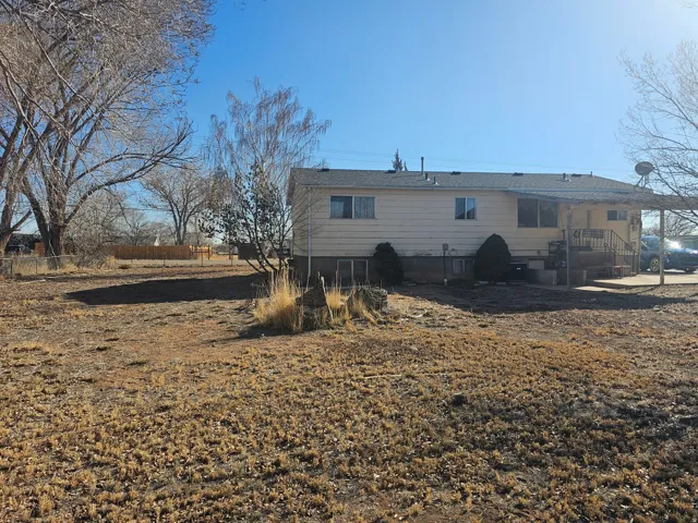 Back of property