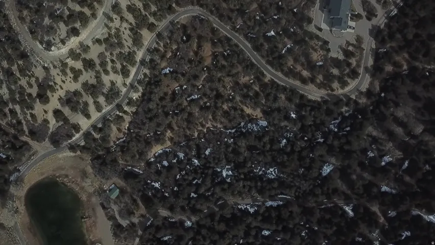 Aerial view of property's location