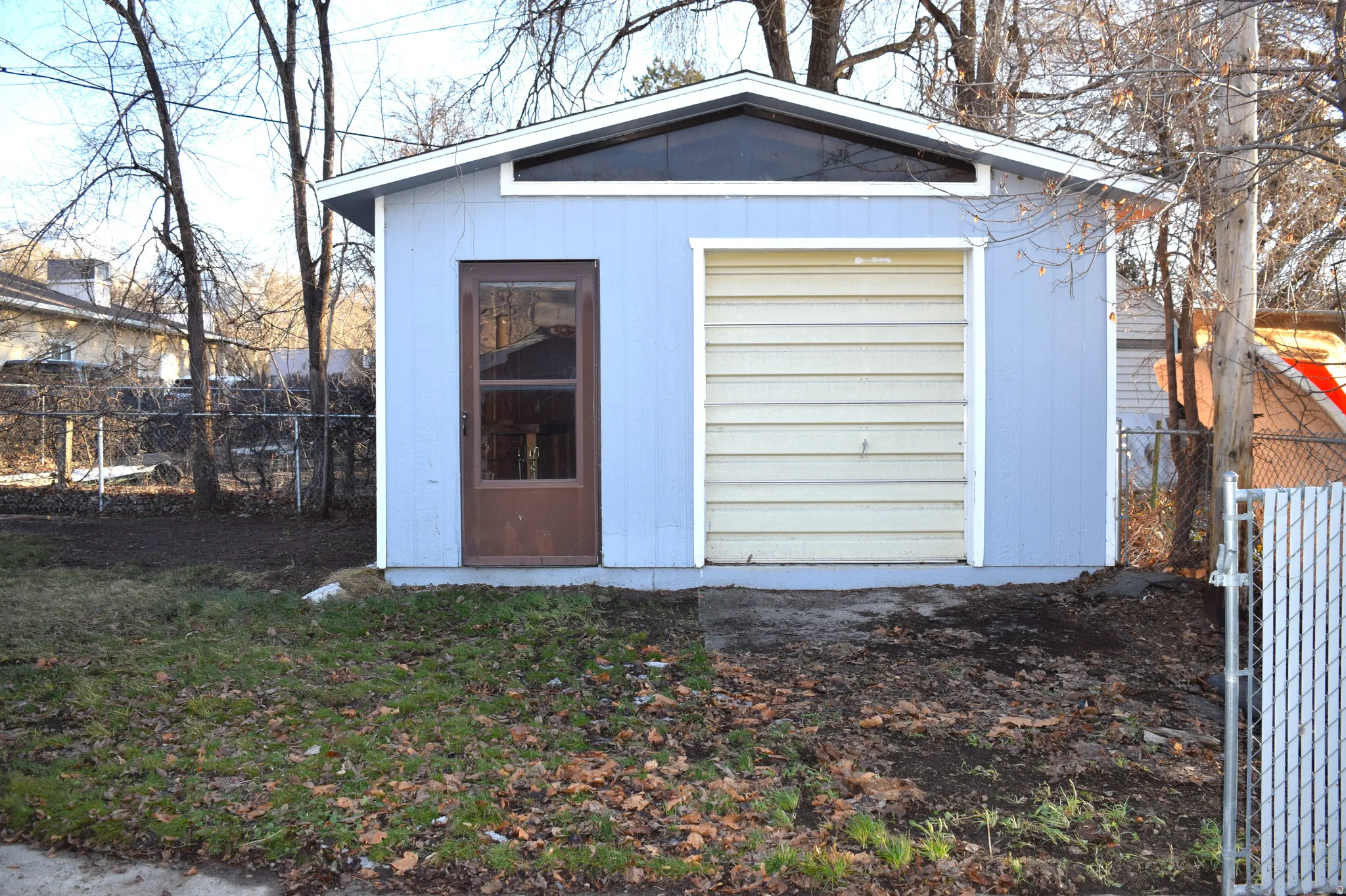 View of outbuilding