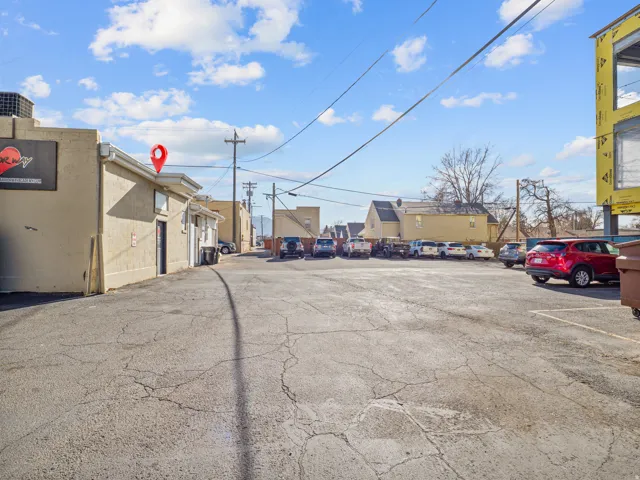 View of uncovered parking lot