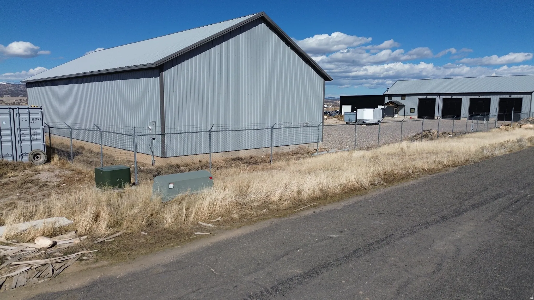 View of pole building