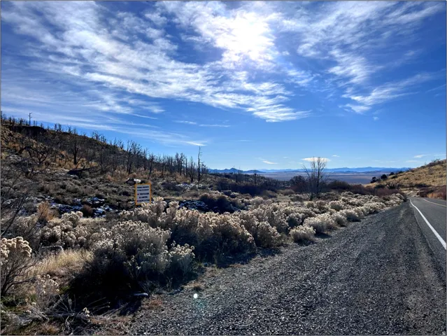 View of mountain background