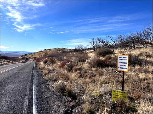 View of asphalt road